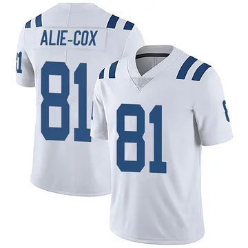 Men's Indianapolis Colts Mo Alie-Cox White Limited Vapor Untouchable Jersey By Nike