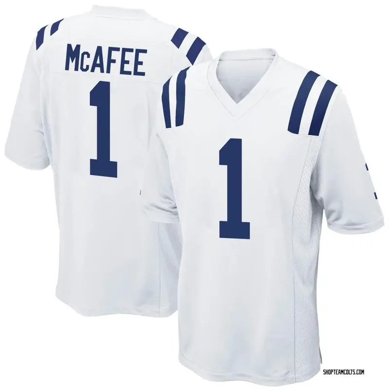 Men\'s Indianapolis Colts Pat McAfee White Game î€€Jerseyî€ By Nike