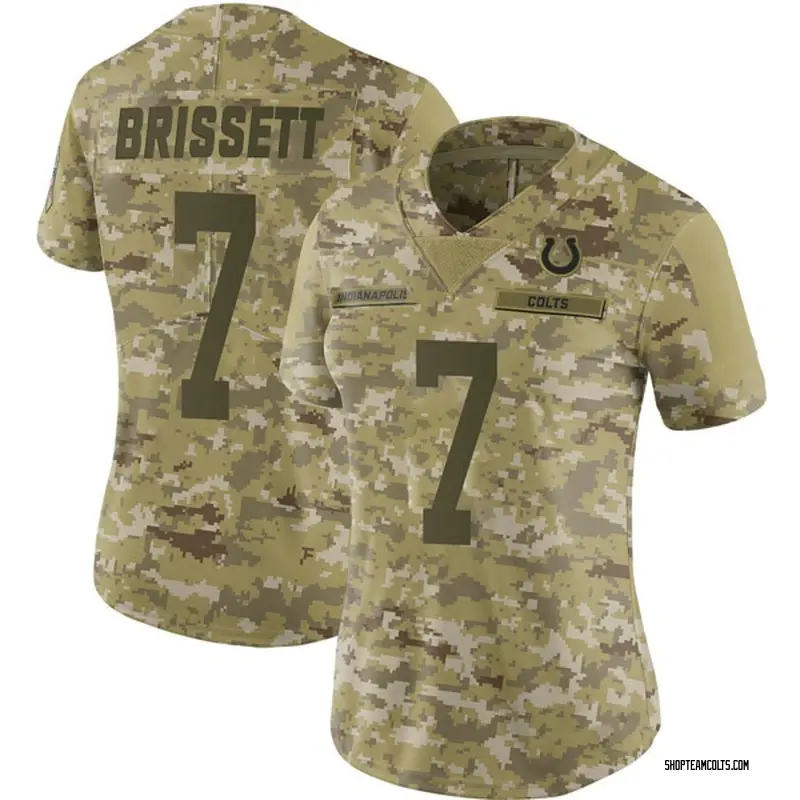 Women's Indianapolis Colts Jacoby Brissett Camo Limited 2018 Salute to ...